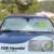 BROSHOO Parasol Parabrisas Delantero Del Coche Para Hyundai IX35 Sonata Solaris 8 I20 Tucson Elantra Acento I10 I30 IX20 IX55 Santa Fe