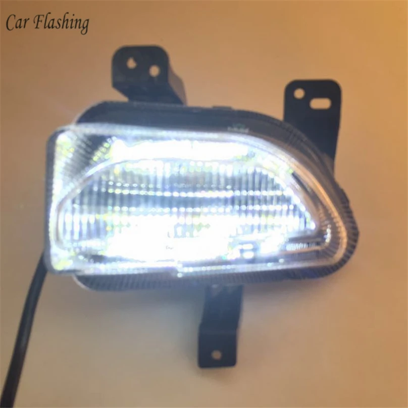 2 pcs car styling For Jeep renegade 2015 2016 2017 2018 LED DRL Daytime