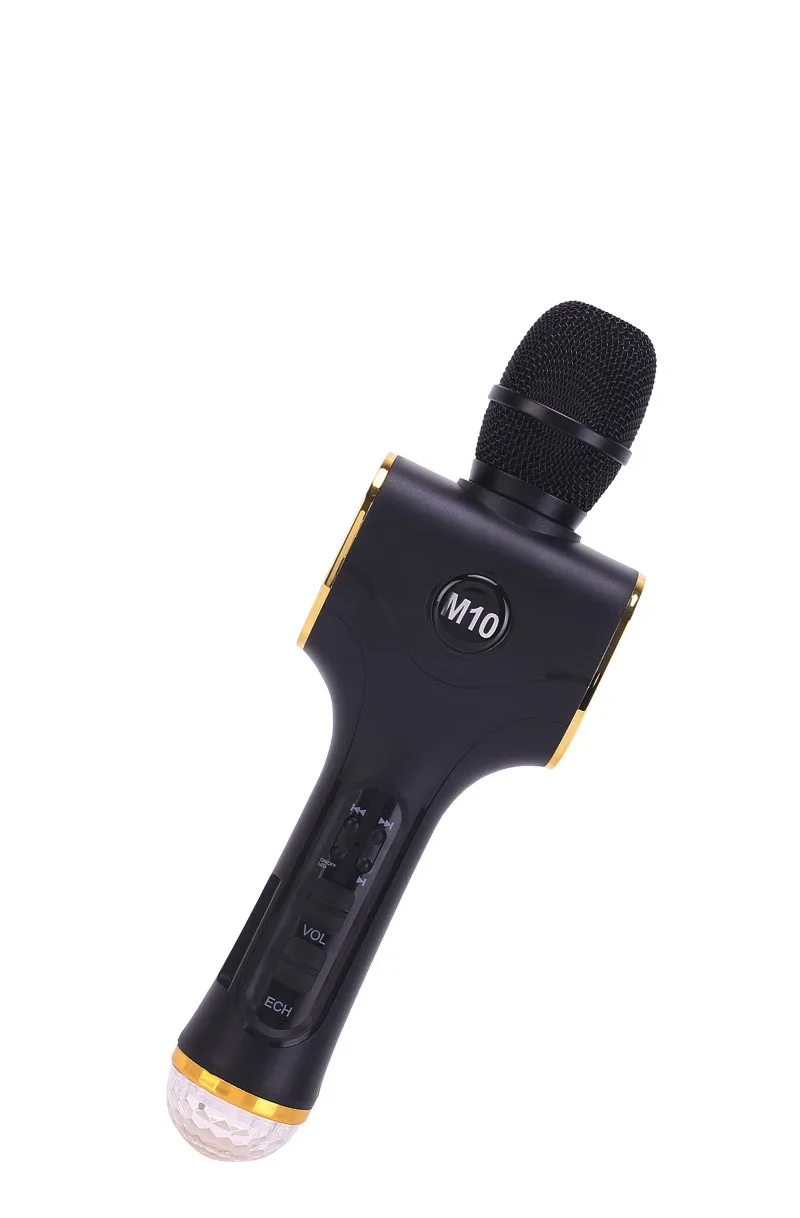 M10 USB беспроводной Bluetooth аудио портативный ручной микрофон с красочным