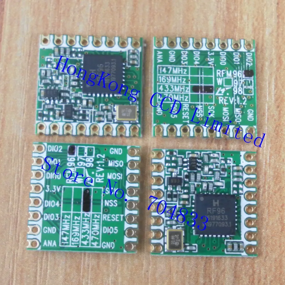 Buy Free shipping 4pcs/lot RFM96 20dBm 433Mhz Wireless
