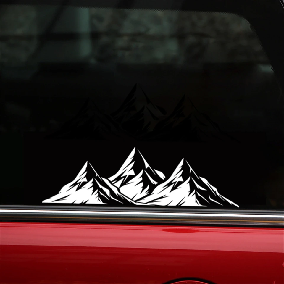 Car Sticker Reflective Mountains Room Vinyl Car Styling Stickers Decals Decor Car-styling Car Stickers And Decals 17.4cm5.1cm  (1)