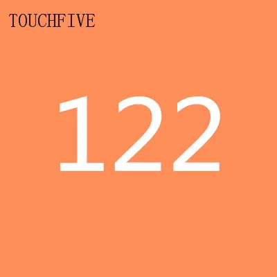 1 шт. TouchFive на выбор, 168 цветов, маркеры для эскизов, маркеры на спиртовой основе, набор цветных маркеров, товары для рукоделия, ручка для школы - Цвет: 122