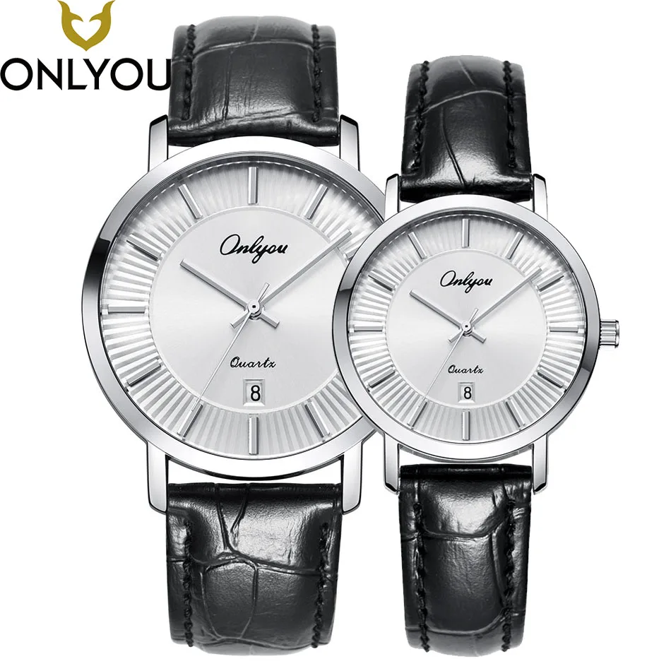 

ONLYOUU Lover Watches Women Simple Wristwatch Men Top Fashion Casual Brand Watch Gift Female Waterproof Quartz Clock Wholesale