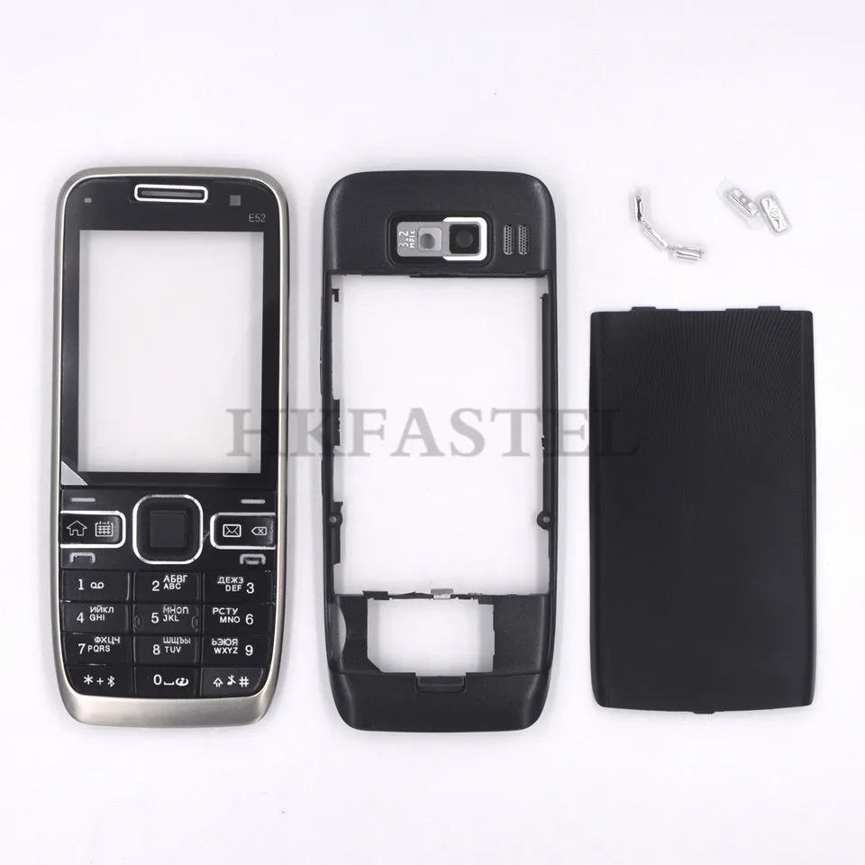  For Nokia E52 Brandnew Full Complete Mobile Phone Housing Cover Case keyboard English Russian Arabi