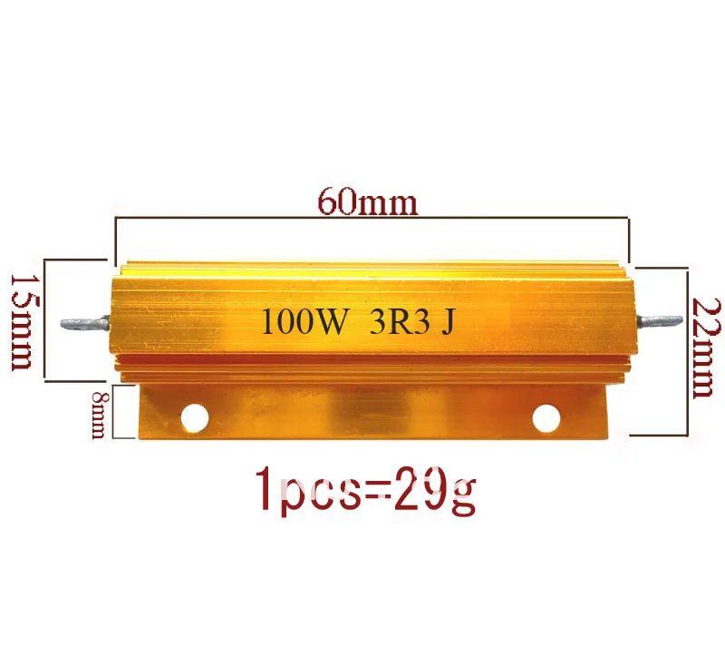 100W 3.3 ohm 3R3 ohm 100 Original brand new Fixed Resistor Power