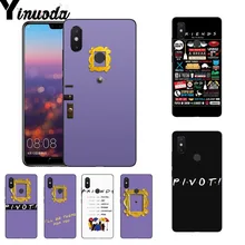 Yinuoda amigos mirilla marco pintado diseño de estilo de funda de teléfono para Xiaomi mi 6 mi x2 mi x2S Note3 8 8SE Redmi 5 5Plus Note4 4X 5