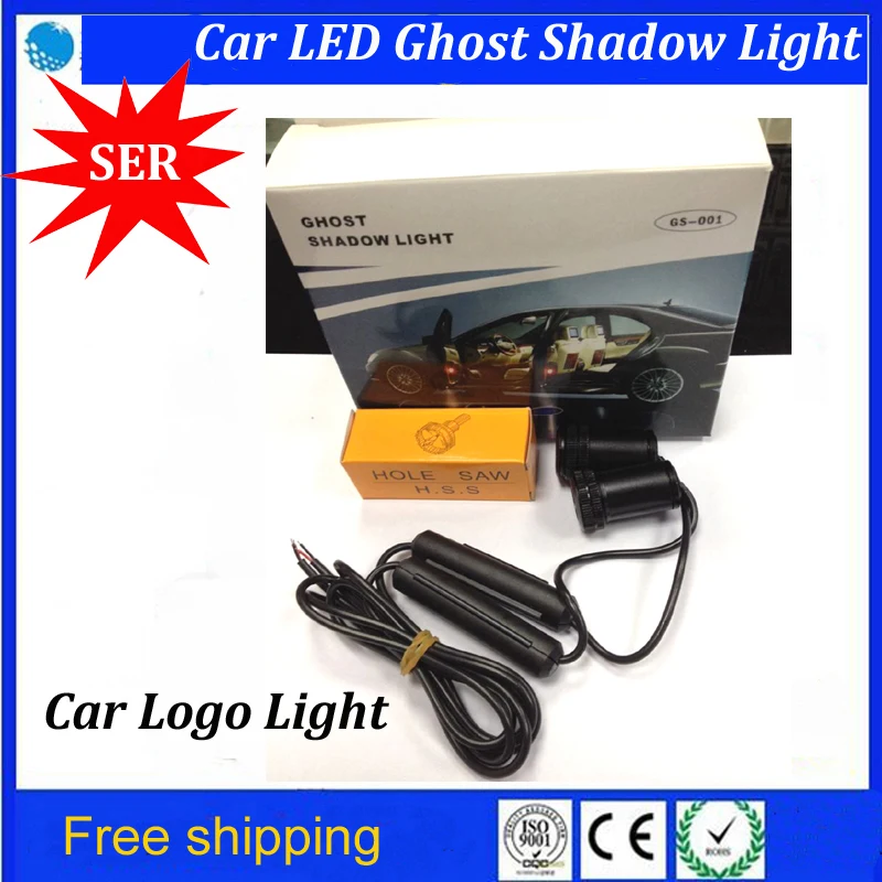 

Fourth generation 7W laser lamp For Mzada 3 / 6 car door welcome lights hotest led car logo door light ghost shadow light