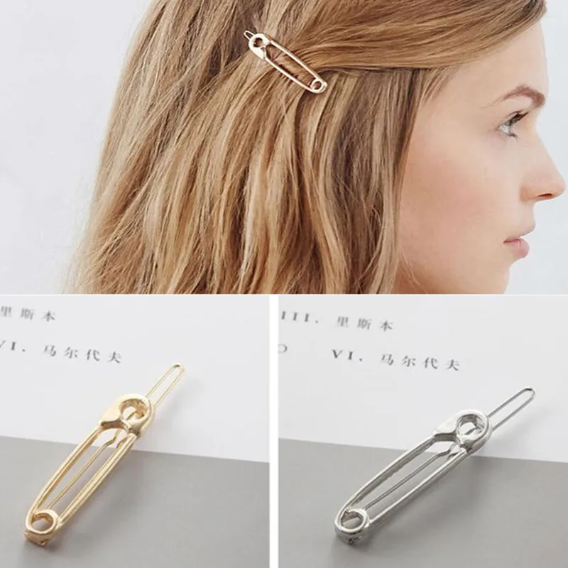 Elegante 1 Unids Mujeres Infinito Oro Barrette Pelo de la Horquilla аксессуары для телефонов | Украшения и
