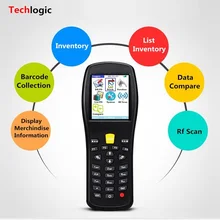 Techlogic X5 Wireless Barcode Scanner PDA Laser Light Bar Code Reader Portable Inventory Bar Code Scanner Bar Gun 16M Memory