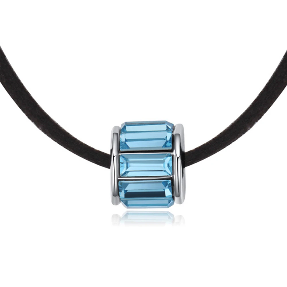 

High Quality Wedding Jewelry charming round chocker necklace with Crystal from Swarovski for gift bijoux wholesale