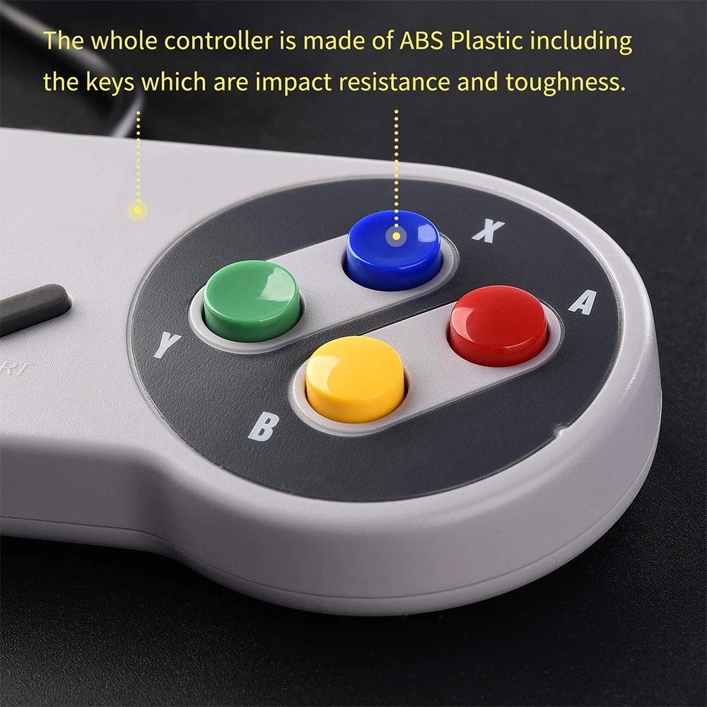 USB контроллер 2 шт. супер игровой SNES классический геймпад джойстик для raspberry