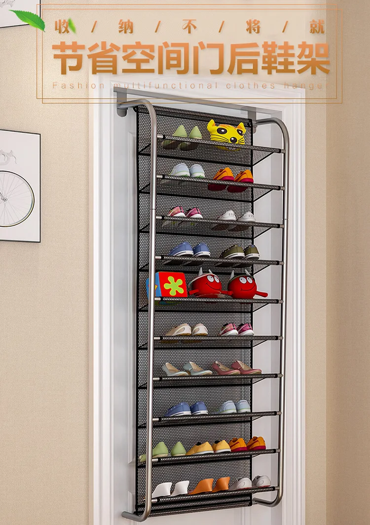 Металлический держатель дверных шкафов для хранения шкафчик для обуви обувь органайзеры хранения обуви полка одежды экономит