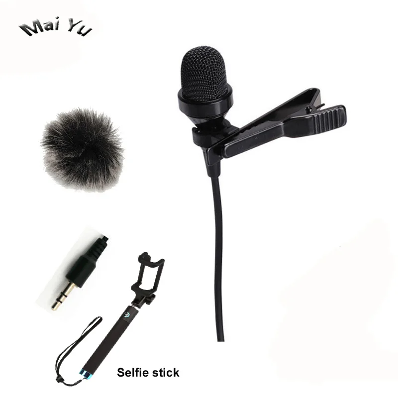 

Top Tone Quality Professional Condenser Microphone Lapela Microfone for Amplifier Computer PC 3.5mm Stereo Jack Microphones