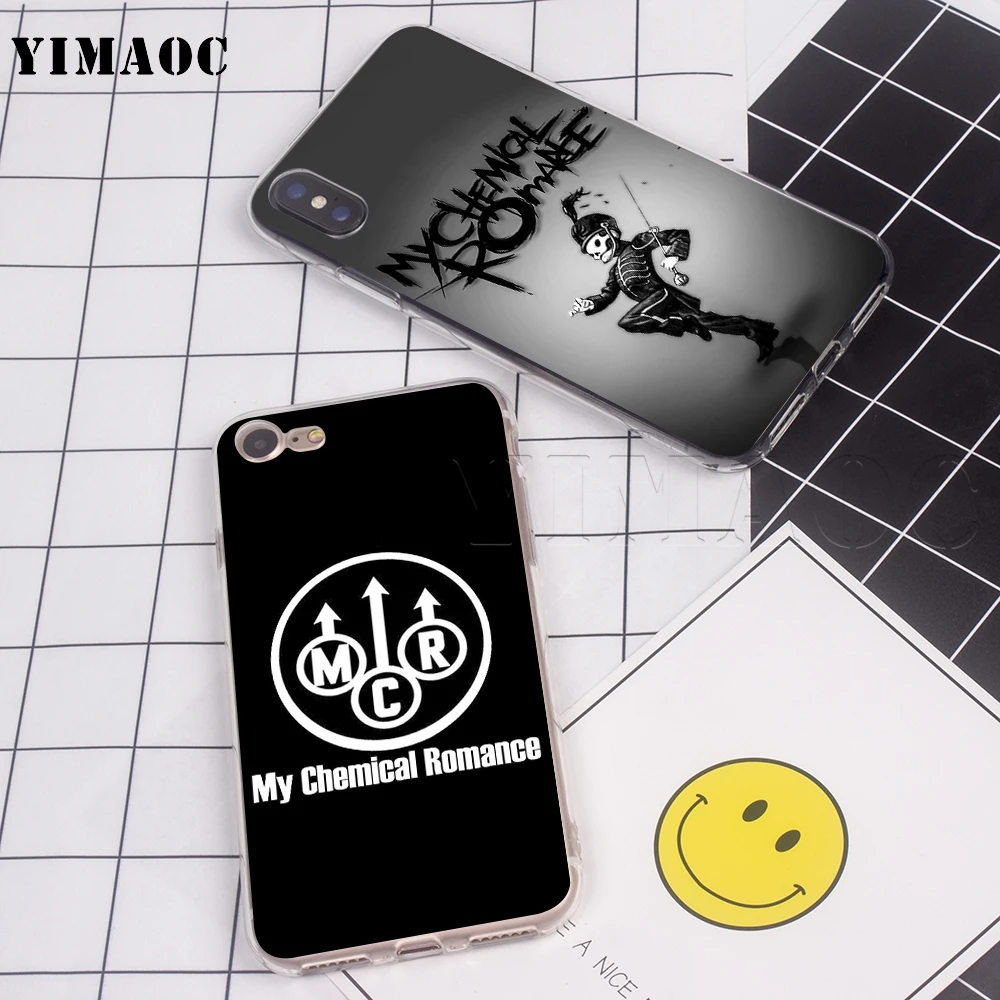 Силиконовый чехол YIMAOC My Chemical Romance MCR для Samsung Galaxy S7 S8 S9 Edge Plus J3 J5 J7 A5 A6 A8 Note 8 9|Бамперы|