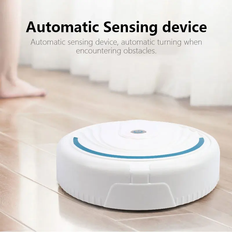 

Rechargeable Intelligent Mopping Robot Dust Auto Wiping Robot Quiet Hair Auto Cleaning Robot Premium Household Dorpshipping