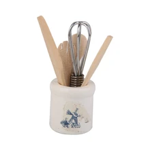 1/12 Dollhouse Miniature Dinnerware Set Eggbeater Knife Fork Spoon