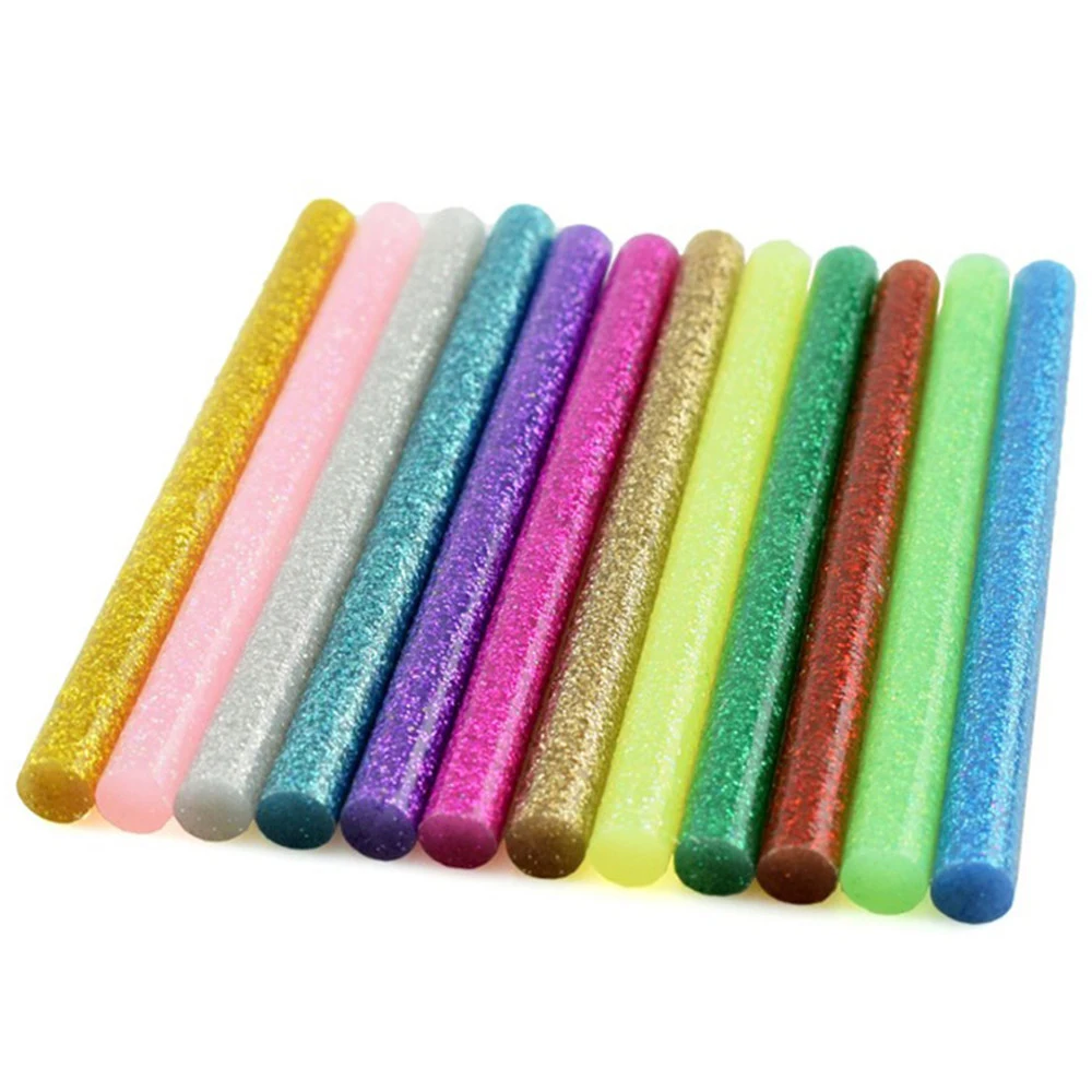 

120pcs Hot Melt Glue Bars Colorful Glue Sticks Bars Colorful Glue Bonding Set High Viscosity Glue Stick