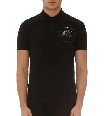 

Five-star Orangutan monkeys Europe and the United States men and women lovers loose neutral cotton summer short-sleeved POLO