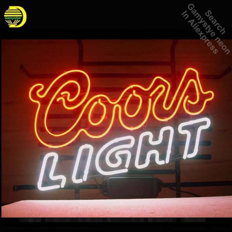 NEON SIGN For Coors Light Double Tubes neon Light Custom Design