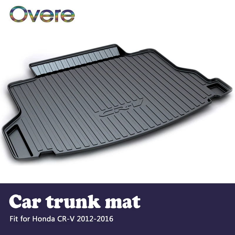 Overe 1Set Car Cargo rear trunk mat For Honda CR-V CRV 2012 2013 2014 2015 2016 Boot Liner Waterproof Anti-slip mat Accessories Overe 1Set Car Cargo rear trunk mat For Honda CR-V CRV 2012 2013 2014 2015 2016 Boot Liner Waterproof Anti-slip mat Accessories