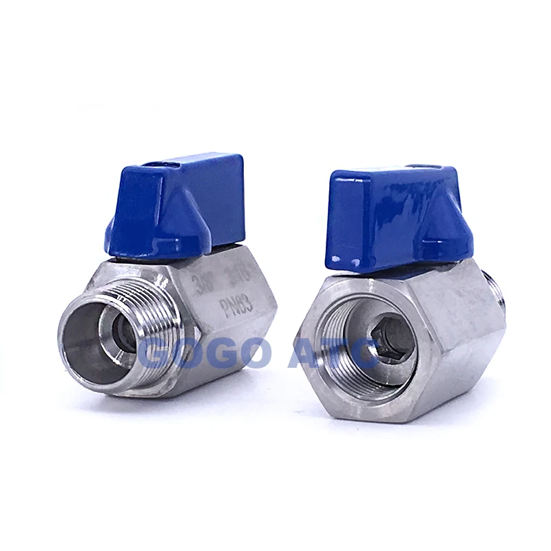 MINI ball valve SS304 316 1-4-3-8-1-2 4