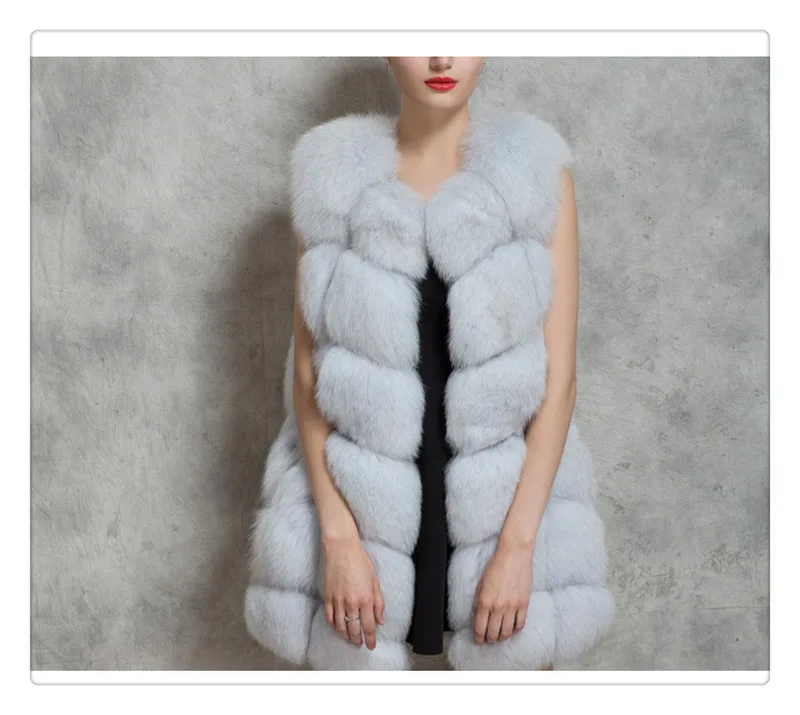 Haining fur of Europe and the United States new imported imitation fur fox fur vest mink coat (2)
