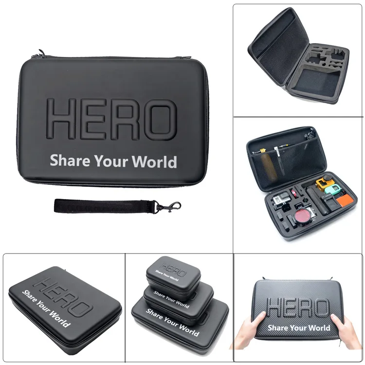 Чехол для камеры Gopro Hero 9/8/7/6/5/3/4 Xiaomi Yi 4K Mijia Sj4000 SJ6/8/9/10 EKEN H9|for gopro hero|h9 casesoocoo accessories |