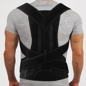 

Back Corrector Men Women Straighten Back Shoulder Posture Support Corrector Brace Belt Orthopaedic Adjustable Health Care Corset