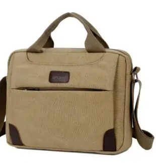 

New men bag portable document computer bag canvas men cross section shoulder bag