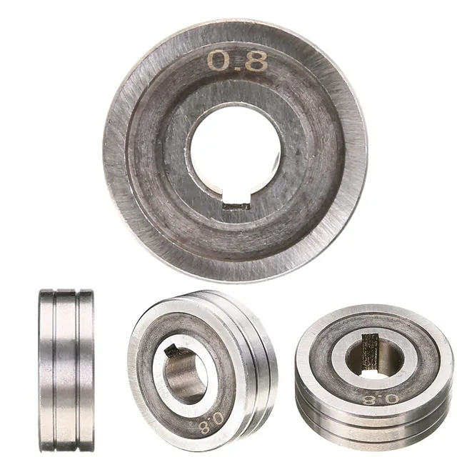 1Pc Wire Feed Roller High Precision 10mm 0.6x0.8 MIG Welder Wire Feed