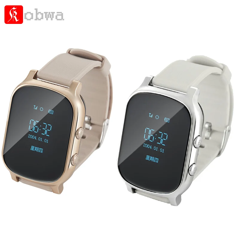 

T58 Kids Ederly Adult GPS Tracker Smart Watch Google Map SOS Safety Call Tracker Locator Clock Anti-Lost Monitor Smartwatch