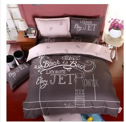 

2017 Cotton Home Textile Bedding Set for Girls Boys Bedroom Decor Cotton Bedspread Duvet Cover Bed Linen Bedclothes Dec