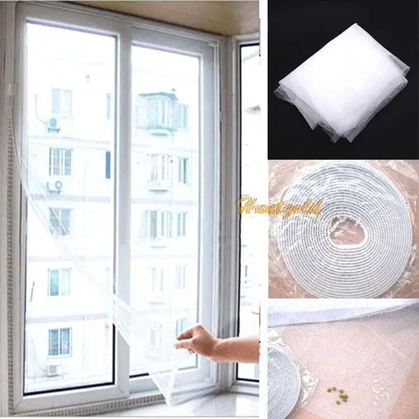 

1pc DIY Mesh Screen Curtain Insect Fly Mosquito Bug Window Netting Fly screen