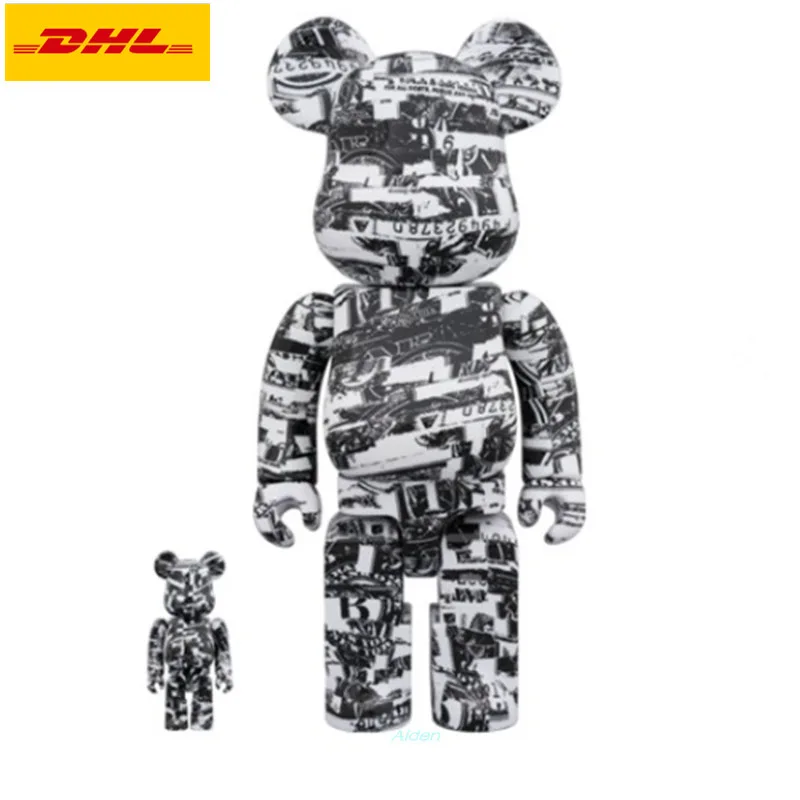 

11"BE@RBRICK Gloomy BB Original Fake Bearbrick 400% Street Art Vinyl Action Figure Collectible Model Toy 28CM BOX L333