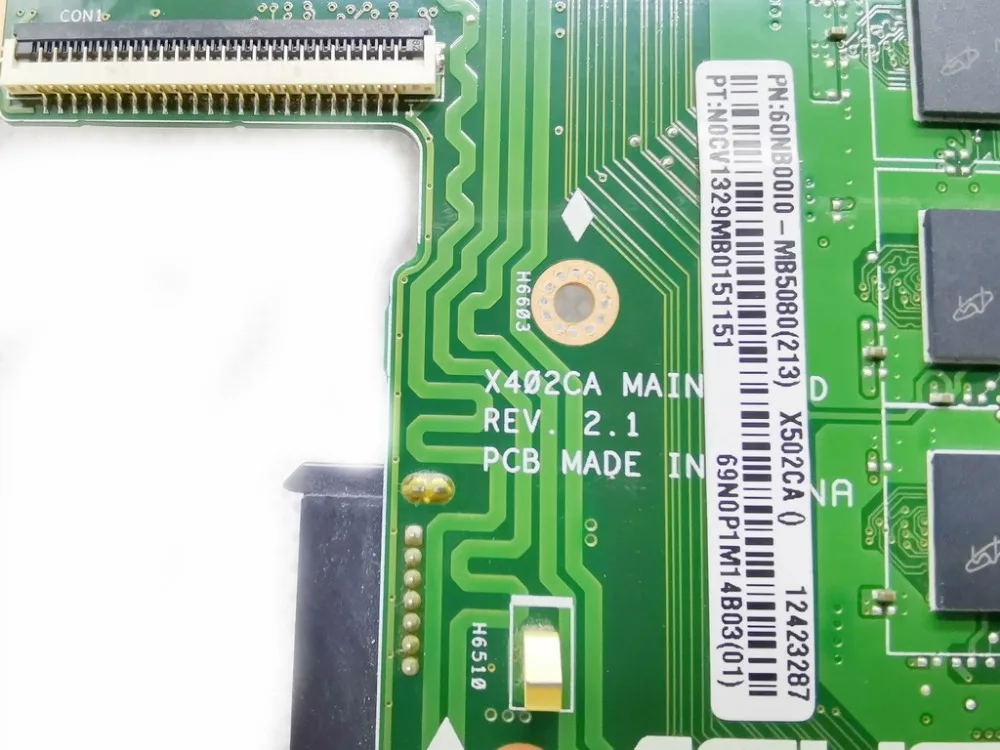 الأصلي ل ASUS X402CA اللوحة المحمول X502CA HM76 I3-3217U 4 GB X402CA REV 2.1 اختبار جيد شحن مجاني
