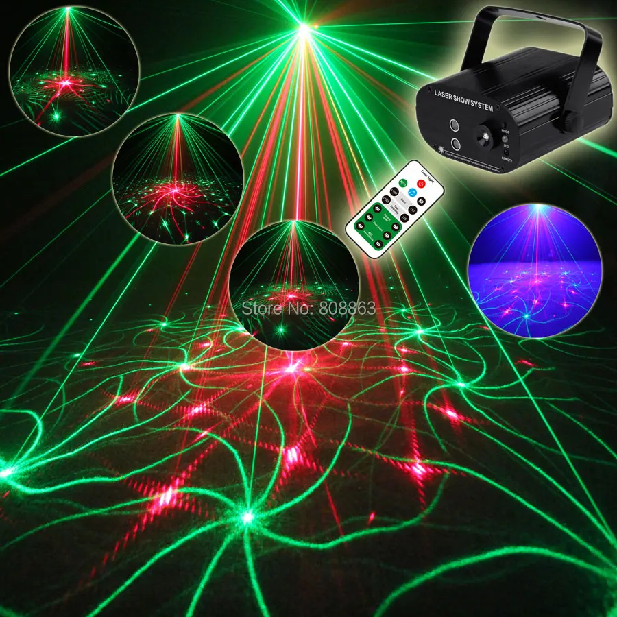 Blue Laser Disco Light Laser Show Mini Laser Projector Stage