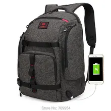 Рюкзак для ноутбука сумка для ноутбука дорожная переноска USB порт 1" 17,3" PC чехол для Macbook hp Dell