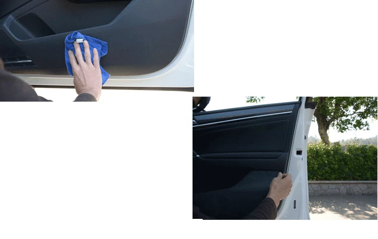 Lsrtw2017 углеродного волокна ПВХ двери автомобиля анти-удар пленка наклейка для jeep cherokee