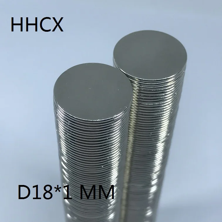 10 шт./лот D 18x1 мм N35 Сильный диск NdFeB редкоземельный магнит 18*1 мм неодимовые магниты 18 мм x 1 мм
