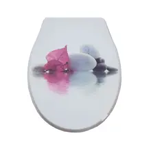 Туалет крышка стандарт пуговицы высокое качество красочный крышку унитаза, Набор Горячая распродажа! Моды ванной pp унитаз