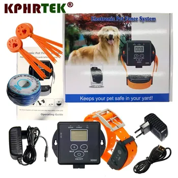 

IN-Ground Electronic Fence System X800 Full waterproof Rechargeable Collar for Dog Driving Swimming Training Collar 27g9