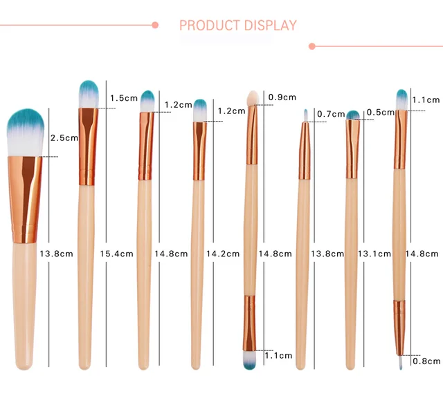 MAANGE Pro 15Pcs Makeup Brushes Set Eye Shadow Foundation Powder Eyeliner Eyelash Lip Make Up Brush Cosmetic Beauty Tool Kit Hot -