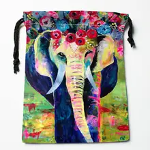 Высококачественная сумка для хранения с завязкой на заказ, подарочные атласные сумки 27x35 см, компрессионные сумки