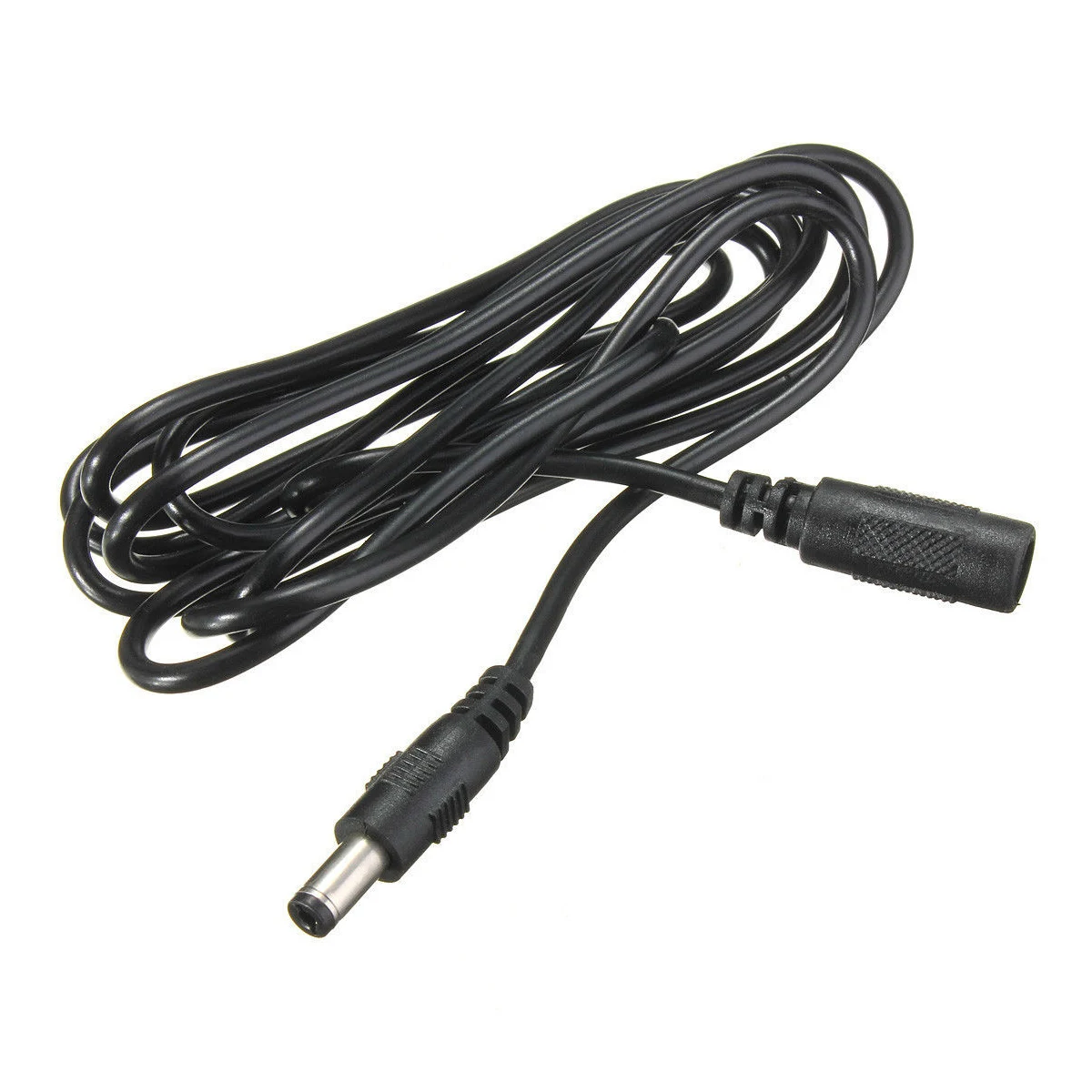 5.5mm x 2.1mm DC Power Jack Male to Female Extension Cable Cord Lead