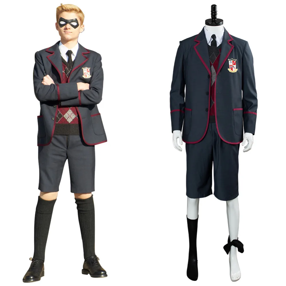 The Umbrella Academy School Uniform Cosplay Costume Boy Cosplay School
