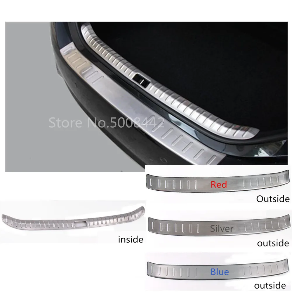 For Toyota Corolla Altis 2017 2018 2019 Car Stainless Steel Rear Bumper Inner External Tailgate Pedal Strip Trunk Trim |