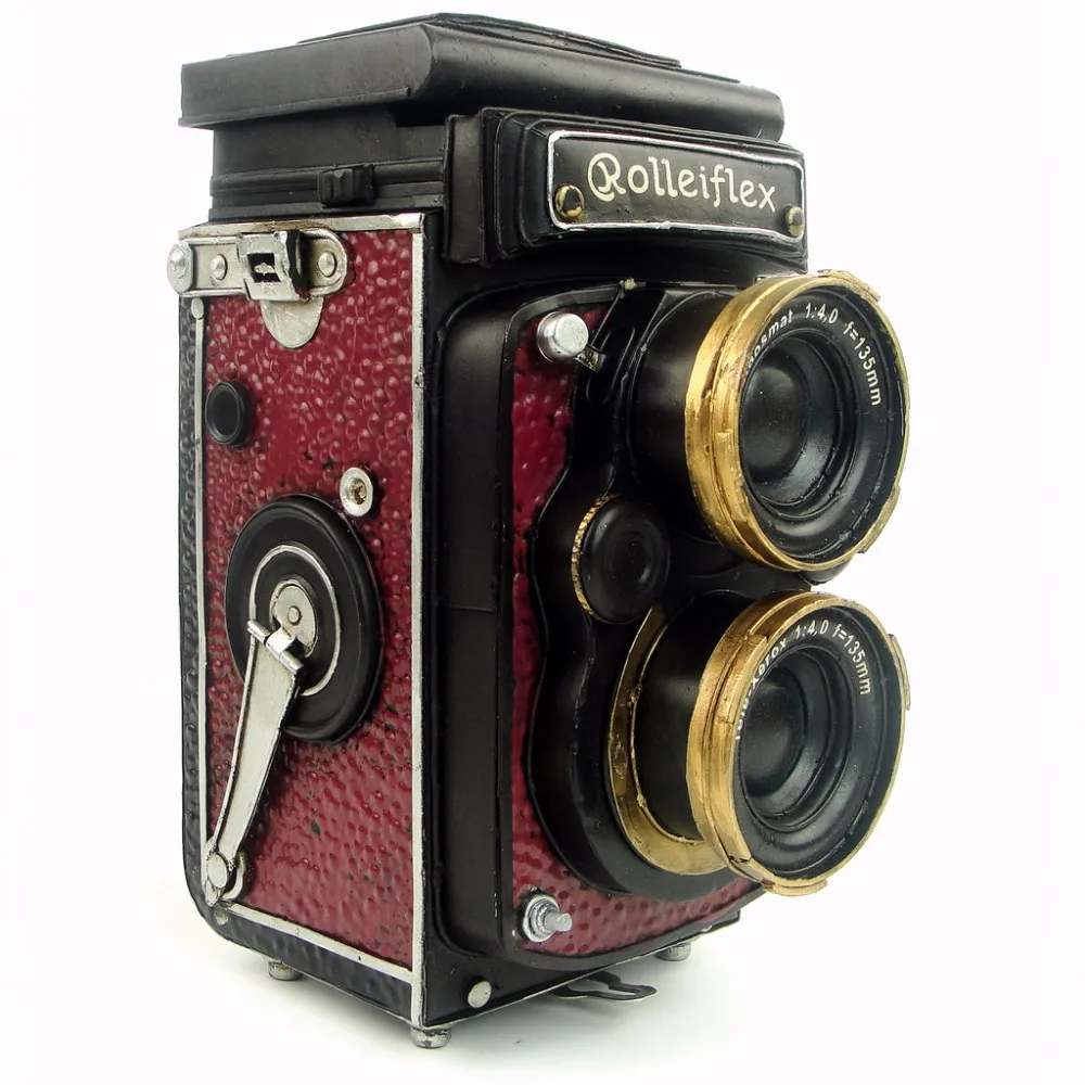 Античная классическая модель камеры Ретро Винтаж кованого ручной работы из металла для дома/паба/кафе украшения или подарок на день рождения