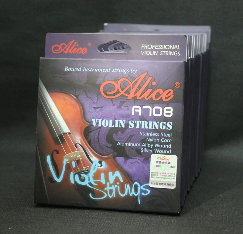 12 Sets Alice A708 Plated High Carbon Steel Nylon Core Aluminum Alloy