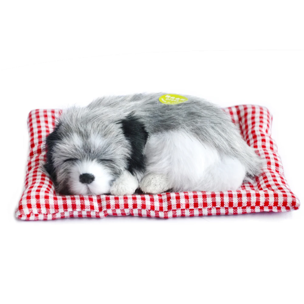 

Plush Toy Simulator Dog Barking Pad Simulation Sleeping Dog Toy