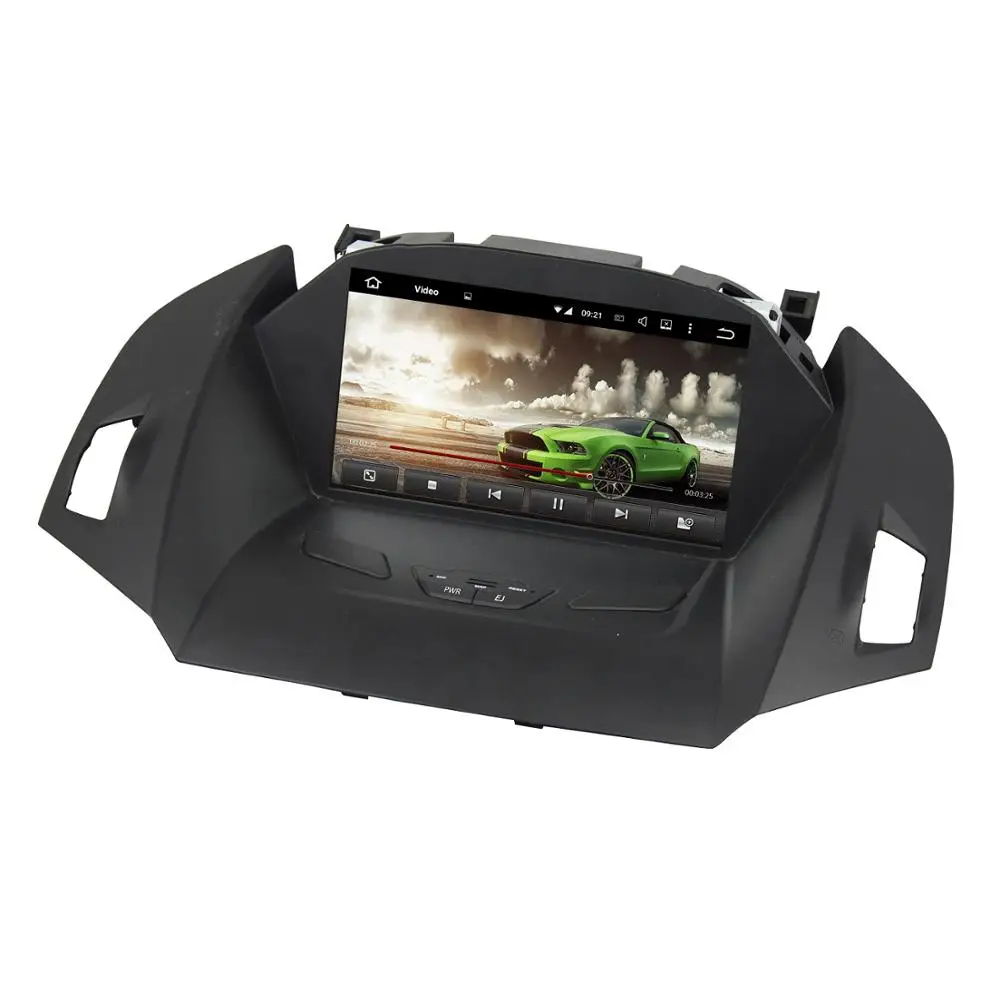 Perfect 1 din 8" Android 9.0 Car Radio DVD GPS Head Unit for Ford KUGA 2013 2014 2015 2016 2017 2018 Bluetooth WIFI USB Mirror-link 0